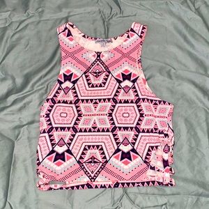 Trippy crop top